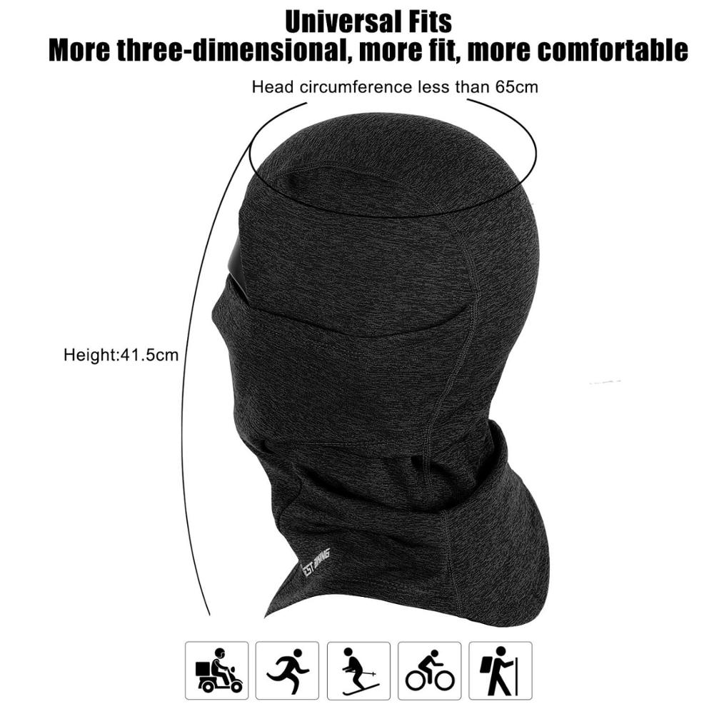 WEST BIKING Winter Sport Cycling Cap Bike Full Face Mask Neck Warmer Men Women Scarf Ski Bicycle Motocycle Fleece Head Cap Hat