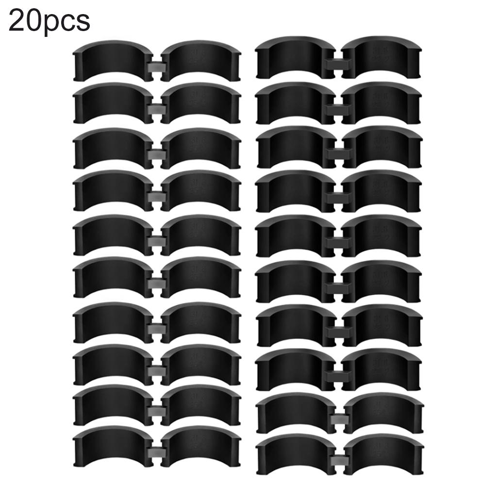 20pcs Bicycle Handlebar Rubber Gasket Fits 22.2/25.4 To 31.8mm Bike Handlebar Spacers Repair Parts Cycling Accessories