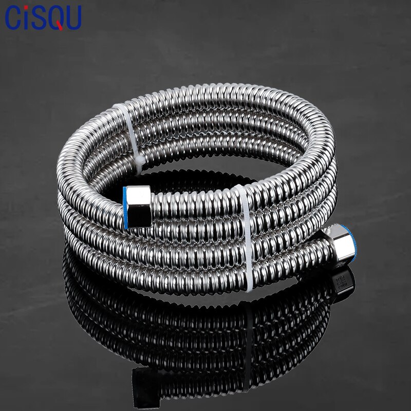Metal Corrugated Hose 3/4"BSP Female Thread 10cm To 5m Extension Pipe, Water Heater/Smart Toilet/Kitchen Water Inlet Pipes