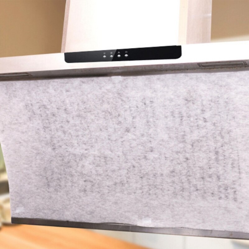 Papel Campana Extractora filtro de aceite de cocina papel transparente absorbente de aceite adhesivo a prueba de aceite 1 Uds