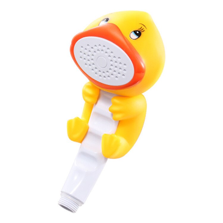 Pommeau de douche à motif d'animaux, dessin animé , économie d'eau, arrêt d'eau à un bouton, bain pour enfants, vaporisateur d'eau, douche pour bébé, à main: Yellow Duck Sucker