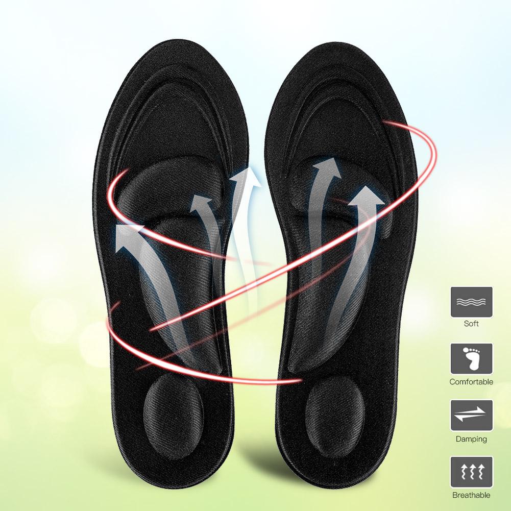 4D Orthesen Einlegesohlen Flache Füße Arch Support Memory Foam Einlegesohle Schuh Pad Sport Atmungsaktive Füße Kümmern Komfort Accessoire Chaussure