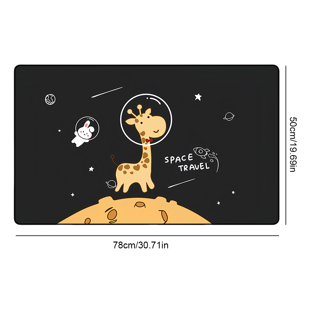 Universele Auto Zonnescherm Cover Zijraam Zonnescherm Gordijn Cartoon Schattige Giraffe Magneet Parasol Auto Raam Gordijn Voor Kinderen Baby: Blauw