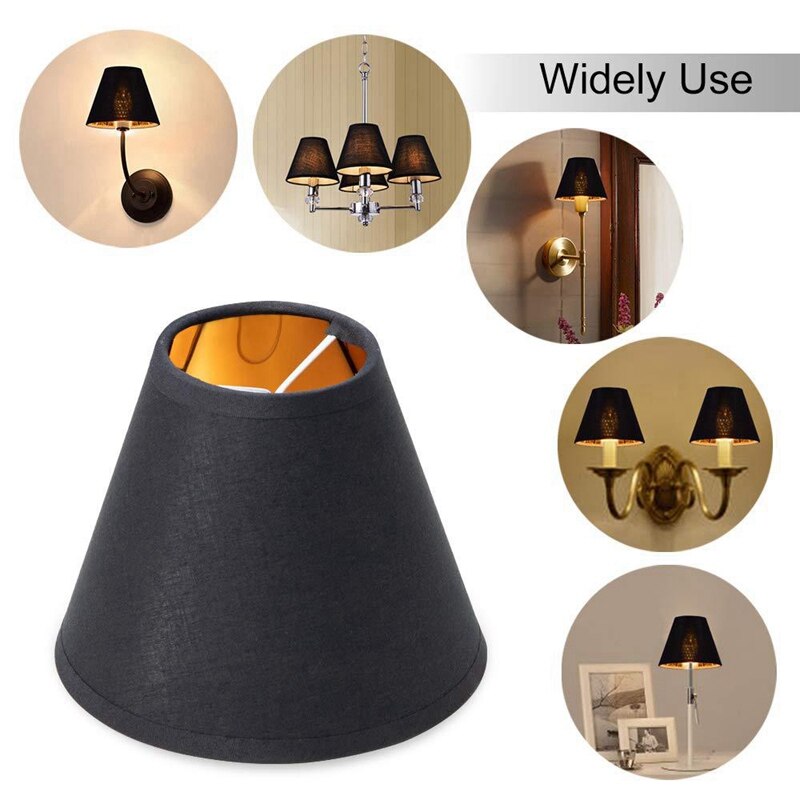 Lber Kleine Lampenkap Set Van 3 Kroonluchter Schaduw Kleine Lamp Schaduw Clip Voor Kandelaar Lampen Tafel Kroonluchter Wandlamp