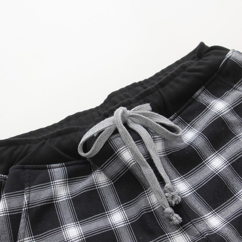 Winter Men 100% cotton Velvet sleep bottoms Male Thicken Warm nighty trousers Men Casual Plaid pajama pants XXXL 100KGS