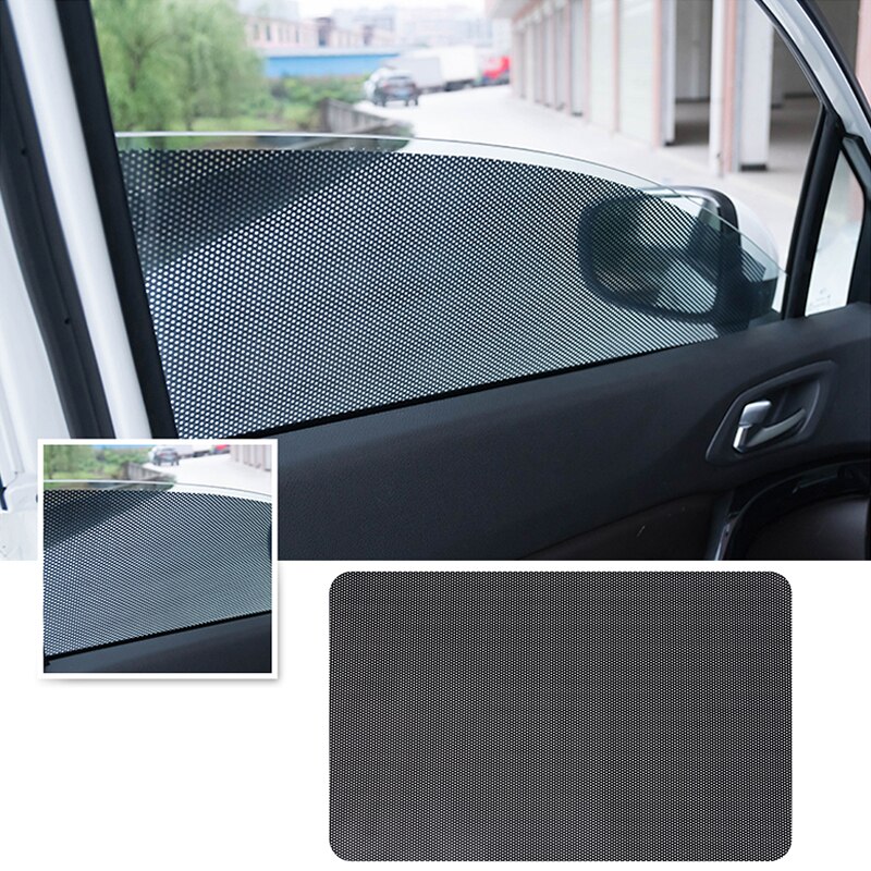42x38 cm 63x42 cm 72x52 cm DIY 2 stks/set Auto Zon Shades Film Zon bescherming Venster Cover PVC Auto Zonnescherm Side Window Shield Sticker