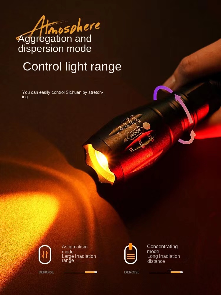 Linterna LED para fotografía, luz de relleno rgb, fotografía creativa, foco multicolor, zoom, red, retrato rojo, luz de ambiente