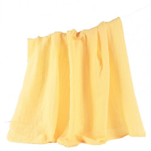 Morbida coperta per bambini Swaddle tinta unita riparo panno neonato doccia coperta Swaddle per accessori per neonati: YELLOW