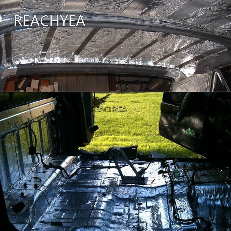 10mm Car Truck Firewall Heat Sound Deadener Insulation Mat Noise Insulation Wool Car Heat Sound Thermal Proofing Pad 50*200cm