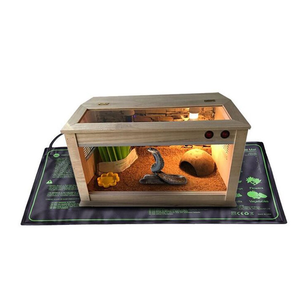 Esterilla calefactora para plantas de 52x24cm, 110v/220v, manta eléctrica para plántulas, almohadilla calefactora hidropónica resistente al agua, cálida y duradera
