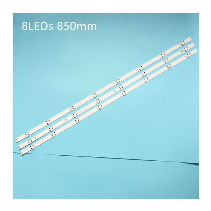 Bandes LED pour LG 43UF640V 43UF6700 43UF670T 43UF670V, barres de rétro-éclairage, règle de ligne, 43 pouces, UHD, 1 barre, Type 24EA, 850mm