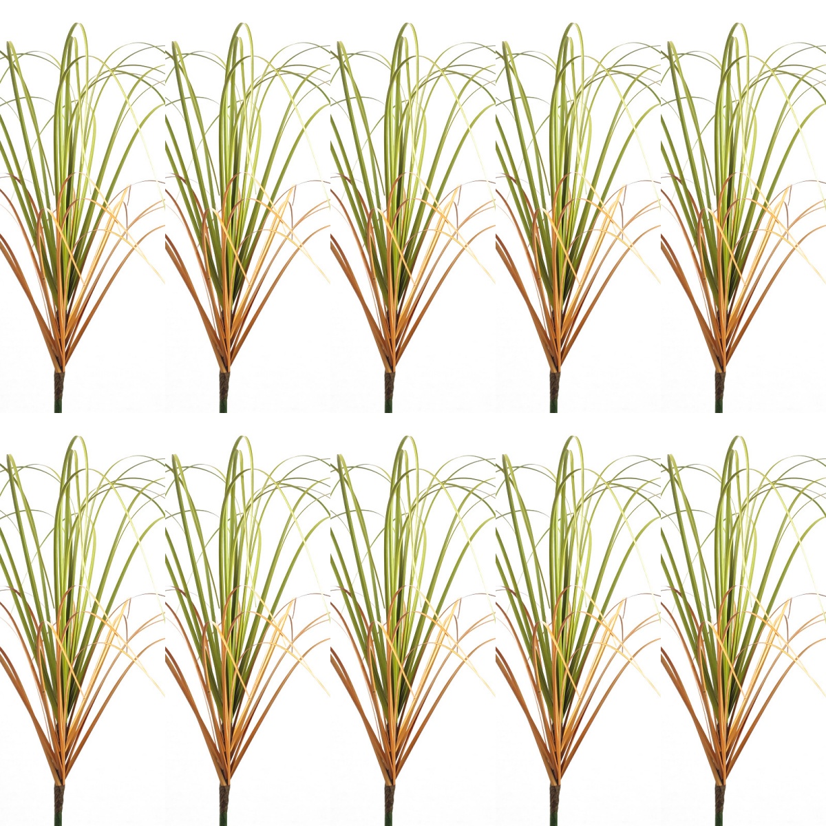 Simuliertes Zwiebelgras, DIY gefälschtes Gras, Gartendekoration, Pflanze, Blumentopf, Märchengarten, Miniaturmodell, künstliche Pflanzen: 4XL / Gold
