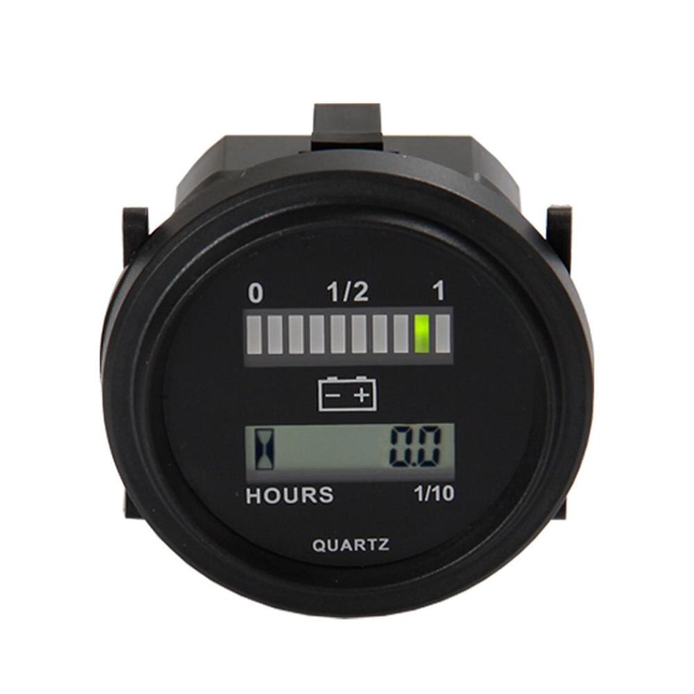 Indicador de batería Led de cuarzo contador horario Digital Agv indicador de batería para montacargas de coche indicador de batería medidor de electricidad para vehículo eléctrico