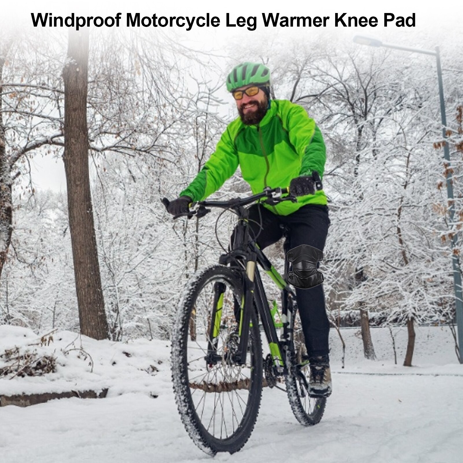 Zimowy motocykl ocieplacz na nogi nakolannik skuter kolana rękawy szelki wiatroszczelne legginsy pokrywa konna noga pokrywa odkryty ciepły rzepka