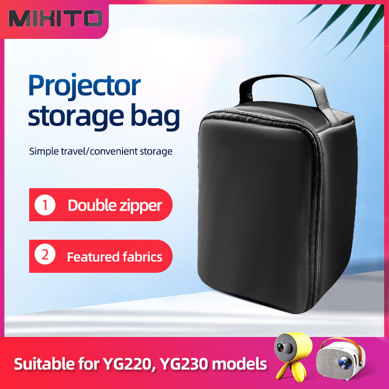 MIXITO – sac de rangement pour projecteur YG220 YG221 YG230 Q2 L1, sac de transport pratique, Mini boîte de protection, accessoires, sac de voyage carré