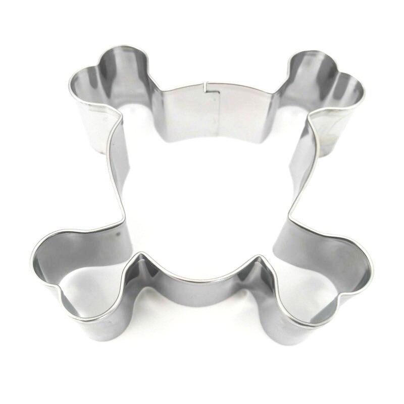 Crossbone Cookie Cutter Halloween Schedel Biscuit Cutter Rvs Cookie Mold Cake Decorating Gereedschap