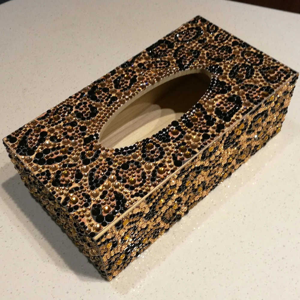 Diamond Embroidery Tissue Box 5D DIY Handmade Diamond Painting Mosaic Home Wedding Decoration Crafts