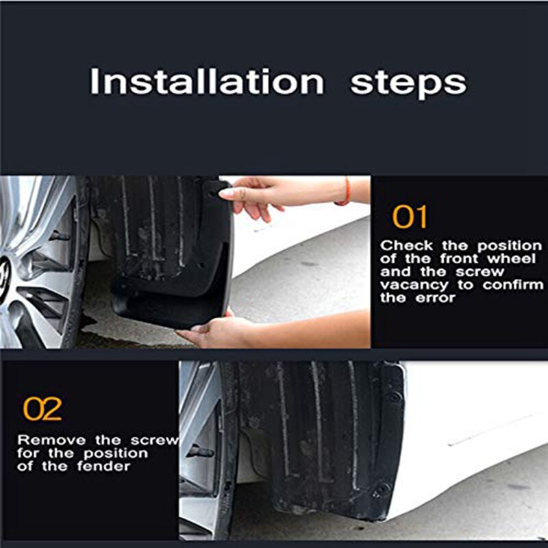Mud Flaps Mudguards for VOLVO V40 Hatchback Front Rear Guards Car Fender 4Pcs
