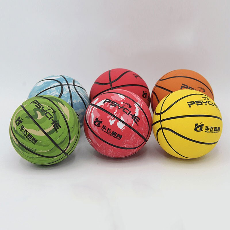 Mini Basketball Ball 6cm Rubber Bounce Ball Small Size Soccer Collection Decor Ball for Agility Training Fitness Muscle Release