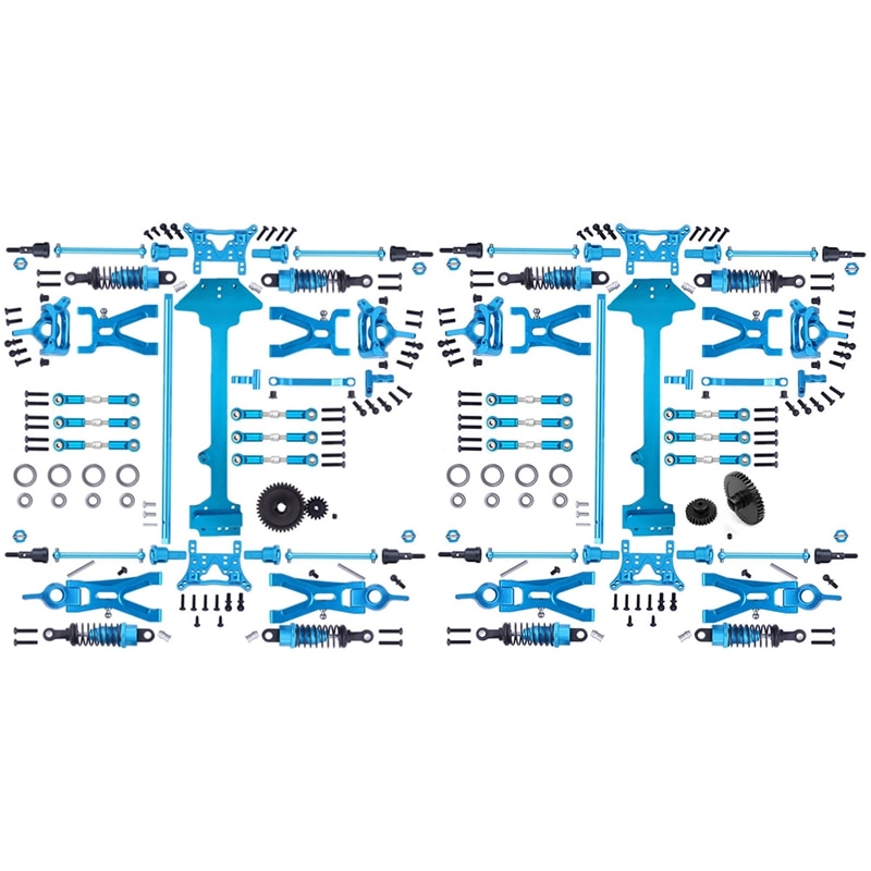Juego completo de piezas de mejora para WLtoys A959 A959-B A969-B A979-B K929-B 1/18, accesorios de repuesto para coche RC, 1 Juego
