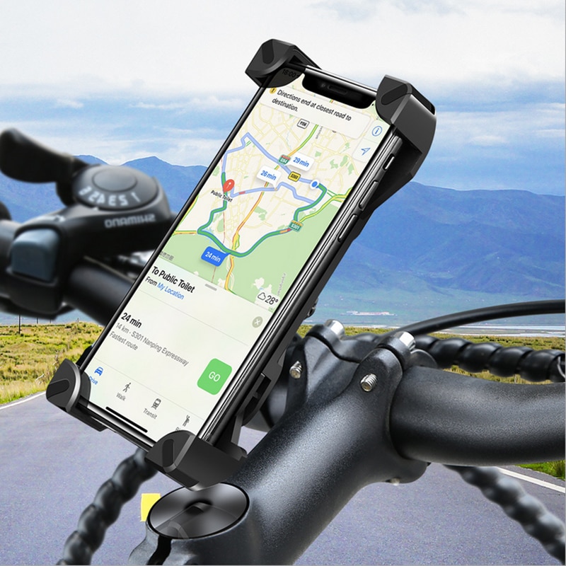 Fahrrad Telefon Holderfor IPhone Samsung Verstellbare Universal- Fahrrad Lenker Bindung Stand Halterung 360 Grad Drehung