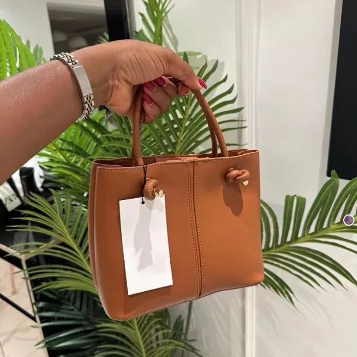 Sac seau Vintage de Style européen et américain à la , sac à main incliné à une épaule de grande capacité