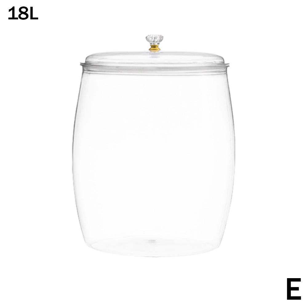 Kitchen Stackable Sealed Jar Plastic Food Storage Box Multigrain Tank Bottle Dried Fruit Tea Storage Containers ﻿: Pink