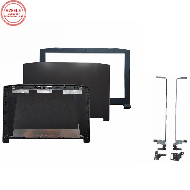 Coque arrière pour Acer Nitro 5, N17C1, AN515-42, AN515-41, AN515-51, AN515-52, AN515-53, couvercle arrière pour ordinateur portable, avec lunette et charnières