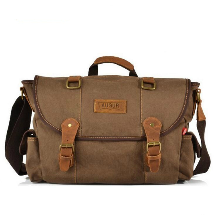 X-Online 031617 man canvas tas mannen Schooltas tas