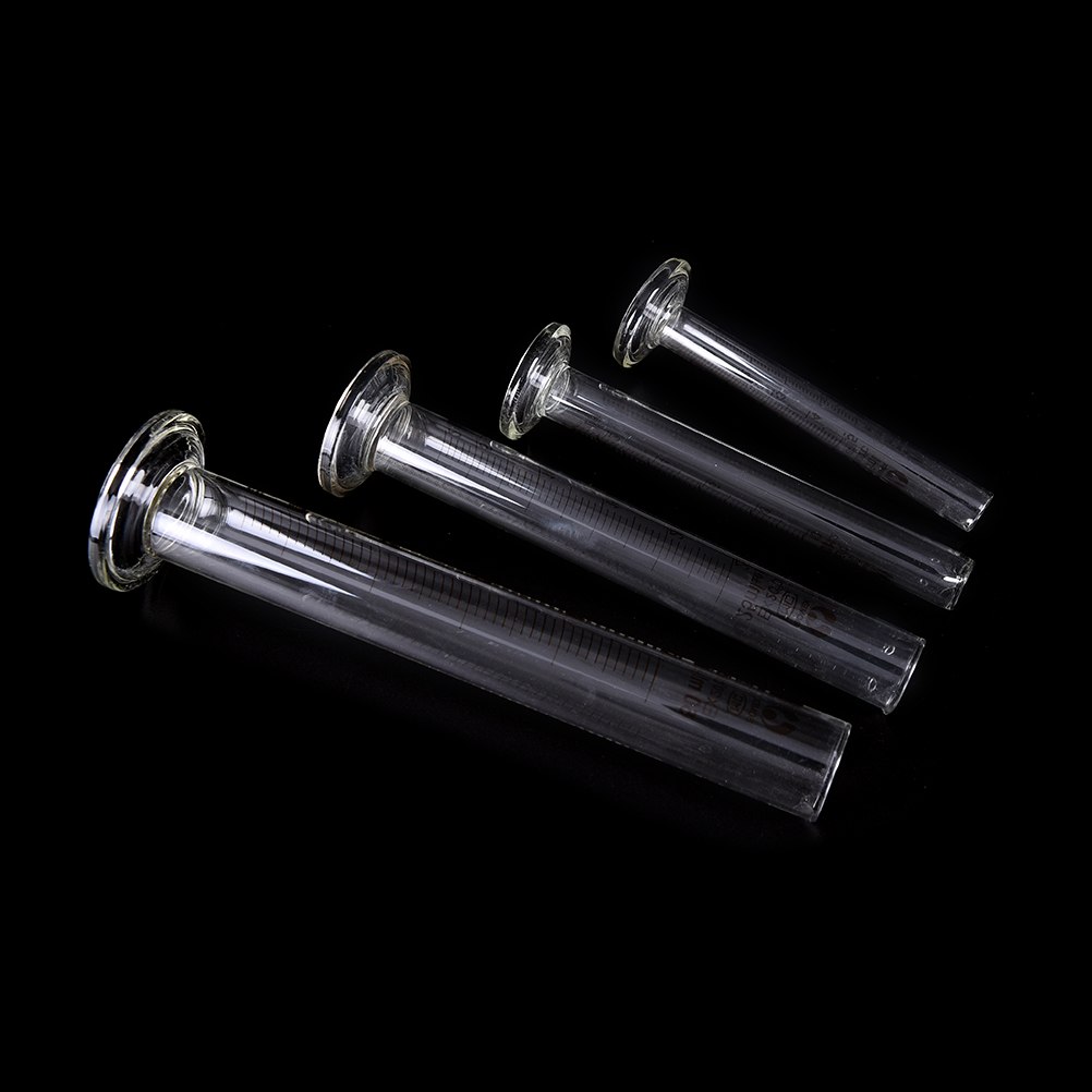 Kemilaboratorium måling 5ml gradueret glas måle cylinder