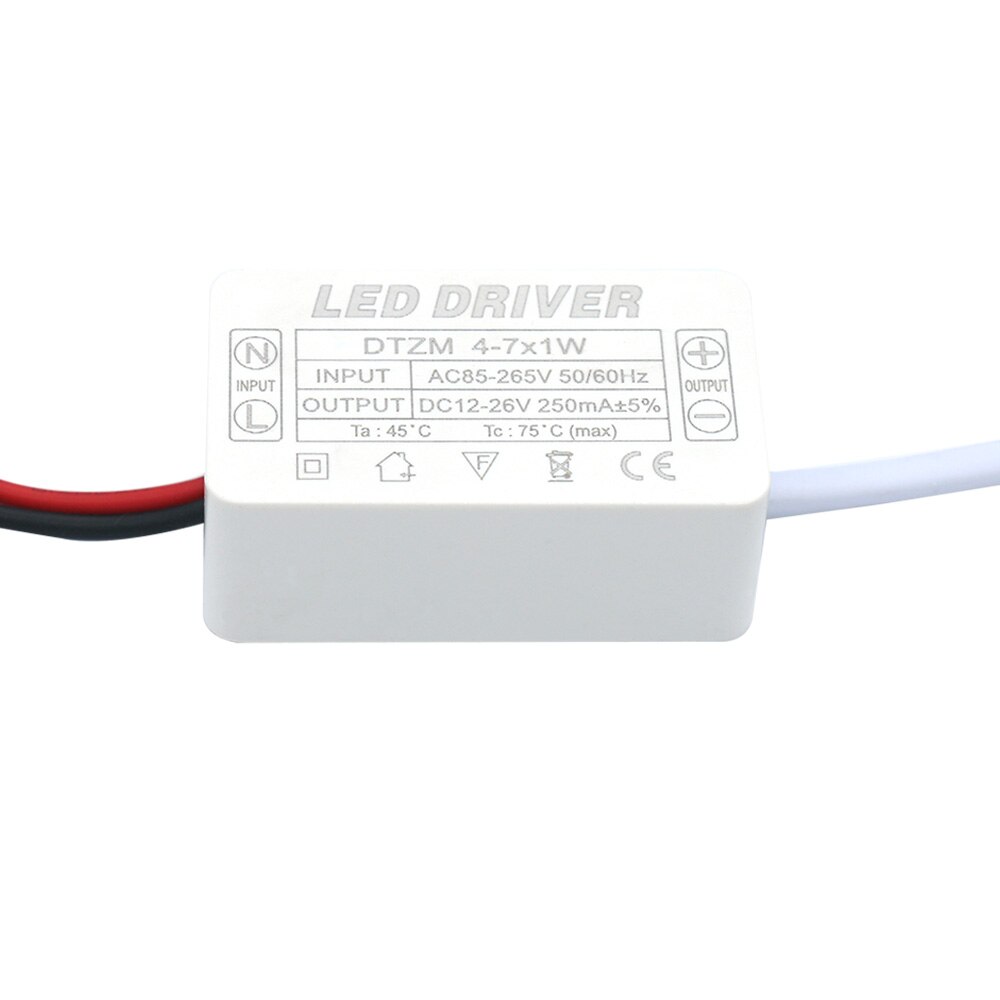 1-36W 250mA LED Driver LED Power Supply Unit AC90-265V Lighting Transformers For Fit LED Driver Bulb Lightting
