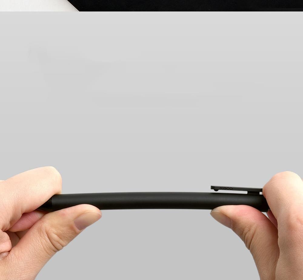 Original Xiaomi KACO rotuladores 10 unids/pack la escuela bolígrafo papelería pluma relleno de Suiza Japón tinta negra añadir pluma Mijia