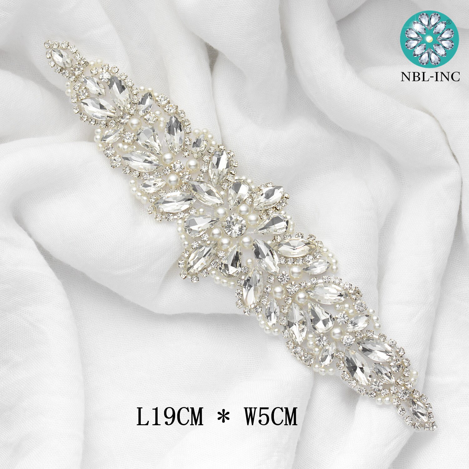 Cinturón de apliques de novia de cristal dorado y rosa, accesorios de vestido de novia, WDD0974, 1 ud.: SILVER
