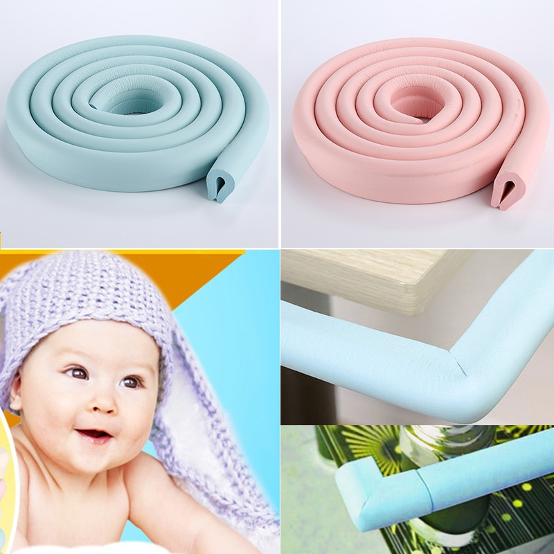 2m u-vormige babyveiligheidskussen met zachte hoekrand en schuimbescherming voor glazen tafel  -17 an88