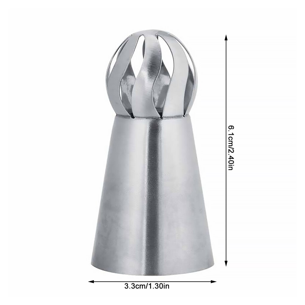 1 Pcs Russo Fiore Icing Piping Ugelli Consigli Cupcake Decorating Ugelli Tip Sfera Sfera Attrezzi Della Decorazione Della Torta Della Pasticceria Strumenti: HA8535-03