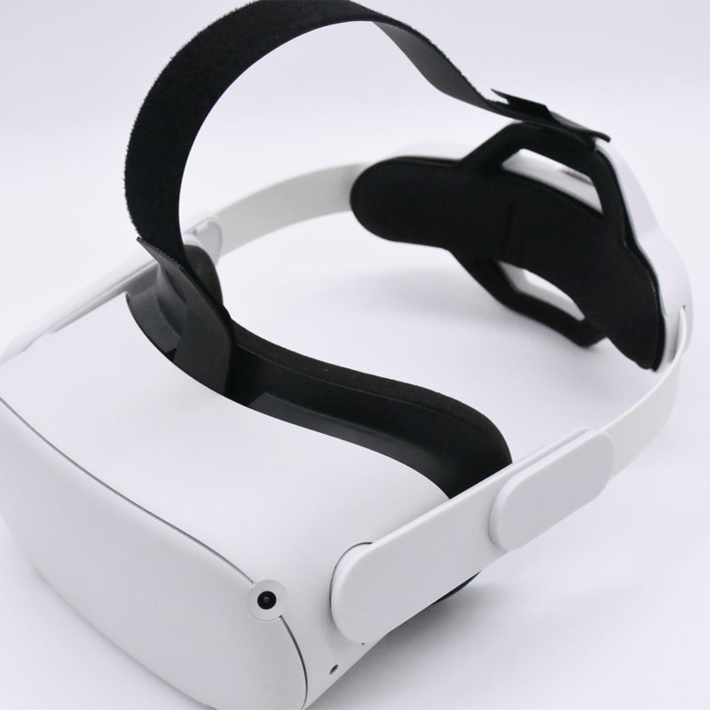 Adjustable Head Strap for Oculus Quest 2 Halo Strap Improve Plate Balance Weight Reduce Pressure Suitable for Summer