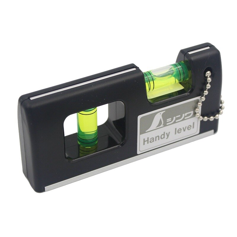 SHINWA Portable Magnetic Level Ruler Spirit Level with Magnet Black White Color 100/200mm