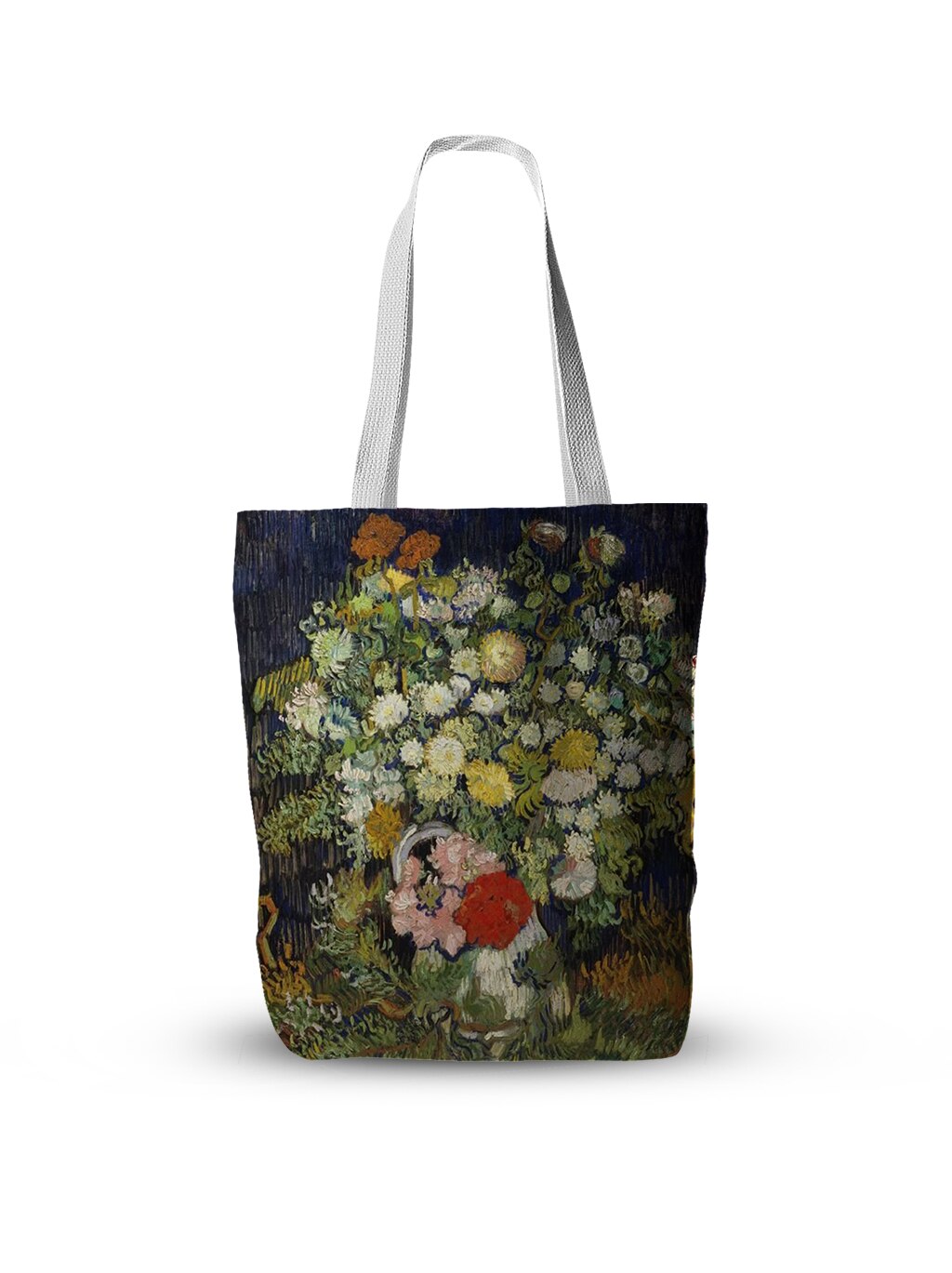 Oil Painting Tote Bag Van Gogh Art Sunflower Iris Canvas Bag Women Casual Shopping Bag Large Capacity Shoulder Bag Girl Handbag: style8