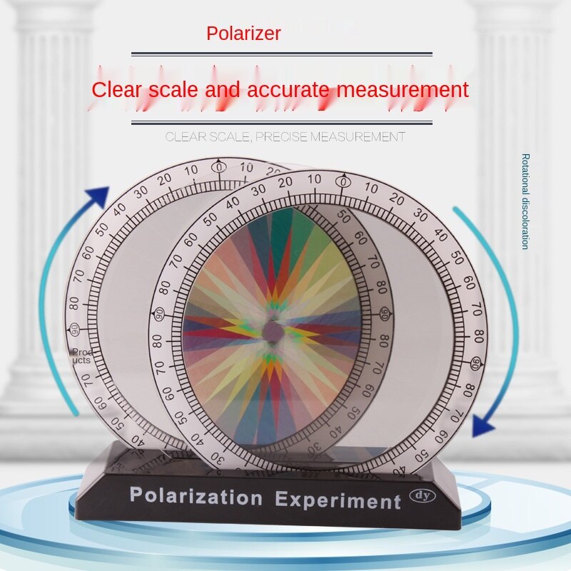 Polaryzator światła polaryzacja demonstrator student eksperymentalne pomoce nauczycielskie fizyka optyczny instrument testowy polaryzator kolorów