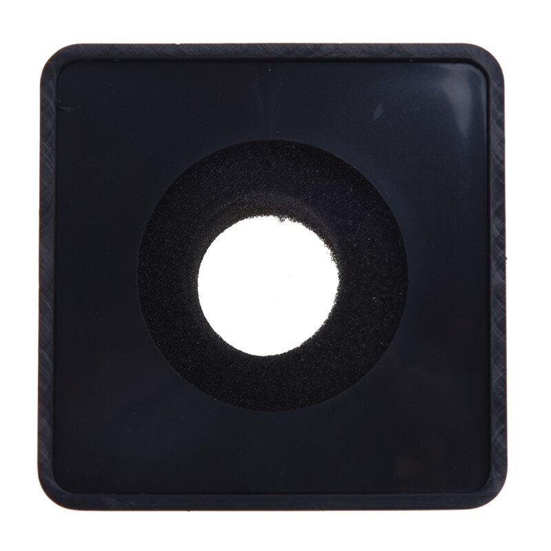 1pc zwarte abs microfoon mini telefoon interview vierkant vierkant logo vlag station