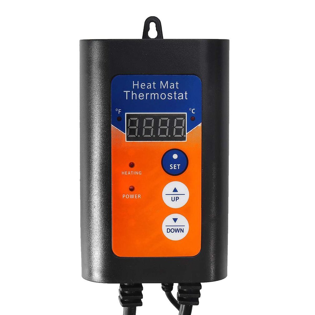 Digital varmemåtte termostat 1150w 230v temperaturregulator til hydroponiske planter frøspiring krybdyr kæledyrsforsyninger