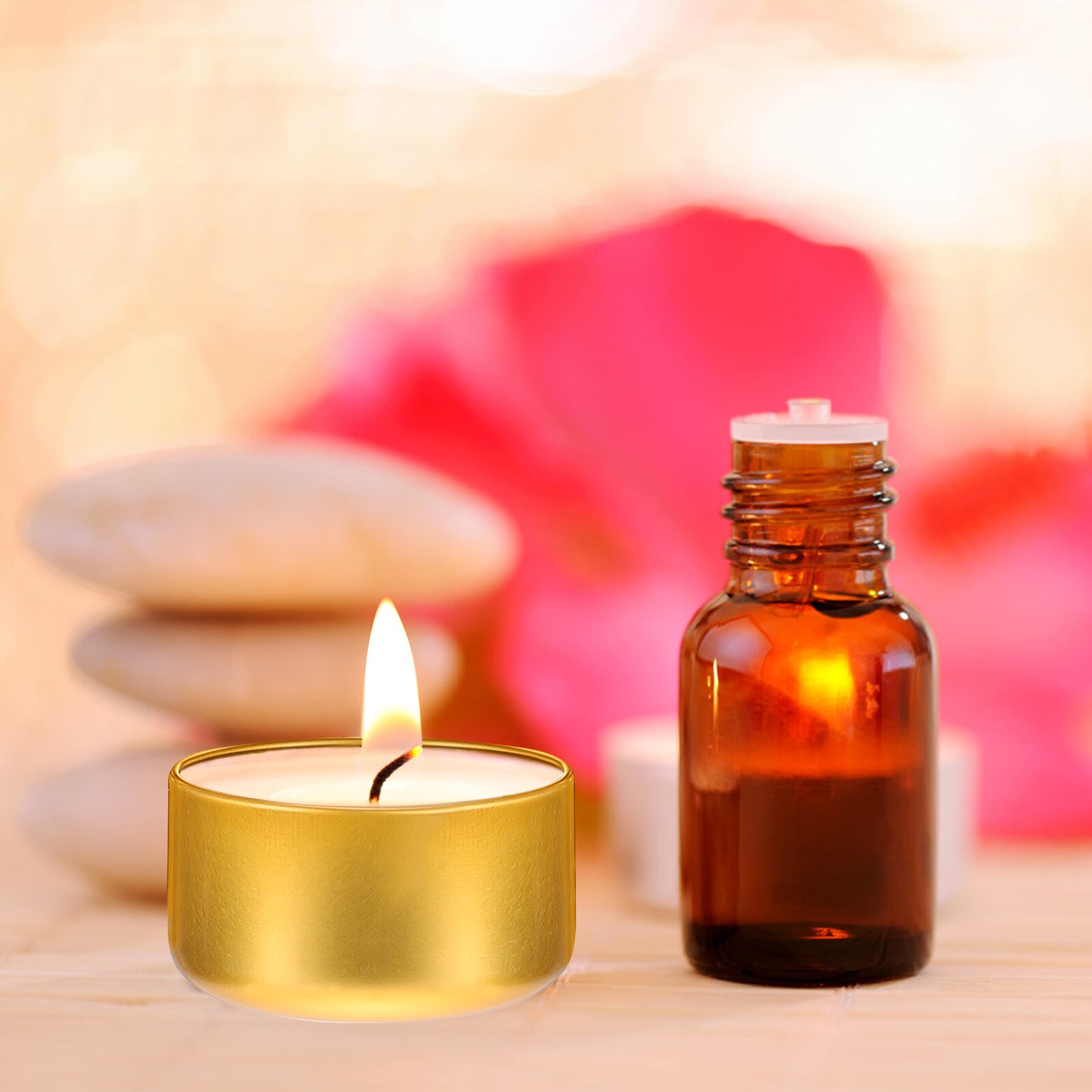 12PCS Metal Candle Tins Candle Container Travel Tins 50ml DIY Candle Making Jars