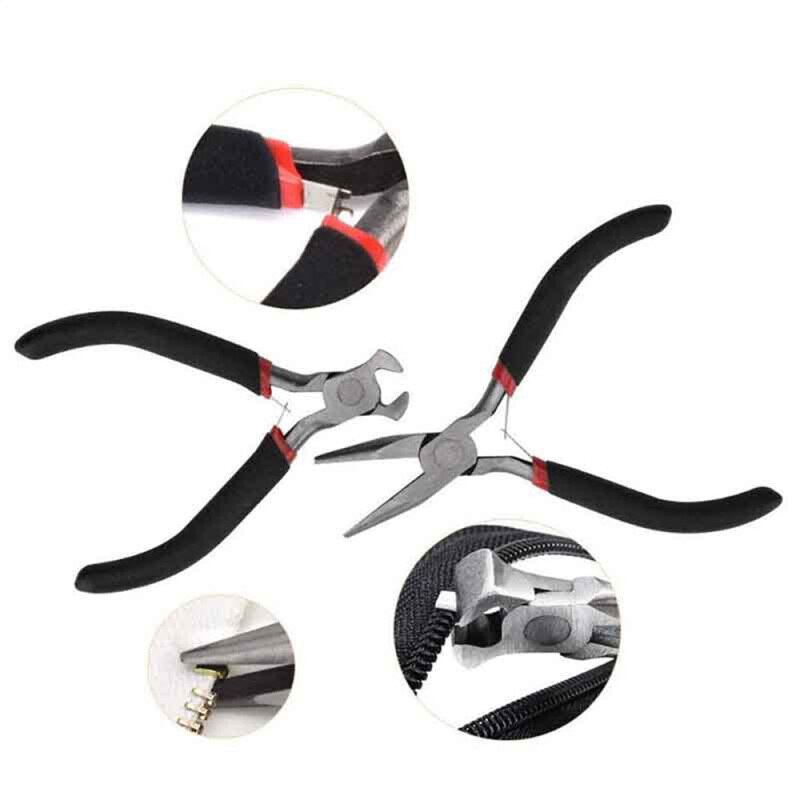 Kit de reparación de cremalleras de 197 piezas, herramienta auxiliar de repuesto + herramientas de instalación para bolsas, carpas, equipaje, saco de dormir, chaqueta