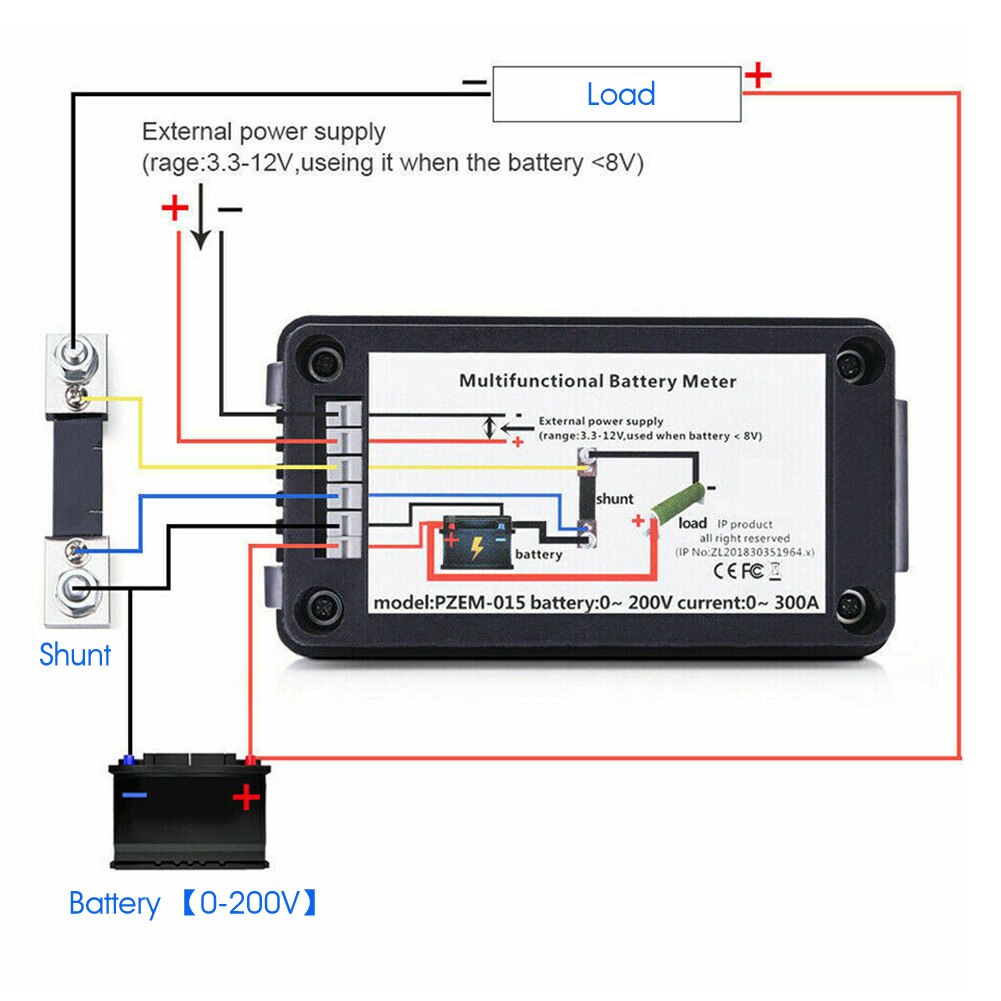 Lcd Digitale Monitor Watt Meter Dc Ampèremeter Rc Batterij Power Volt Amp Analyzer
