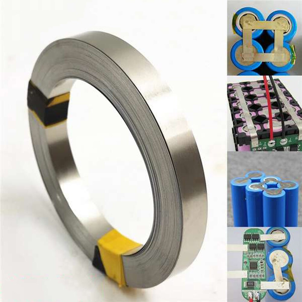 10m 18650 Li-Ion Batterie Nickel Blatt Platte Stahl Gürtel Streifen 0,1mm batterie stecker spot schweißen 3/4/5/7/8mm für 18650 Ladung