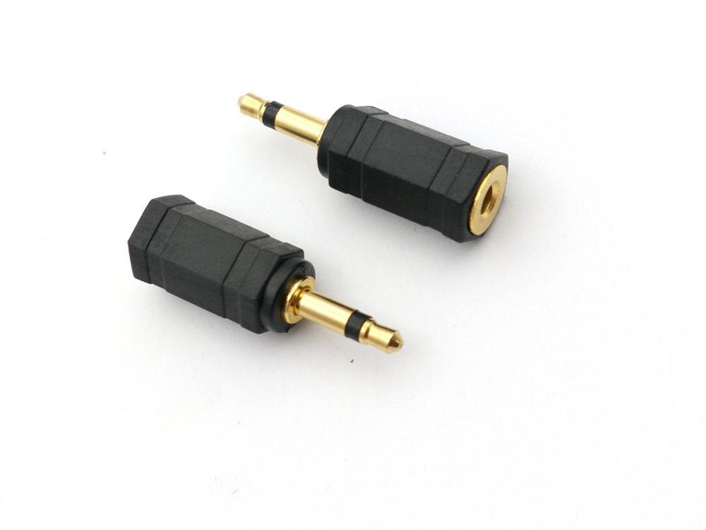 4 kpl kulta 3.5mm monoliitin (uros ) to 3.5mm stereoliitin (naaras) sovitin).