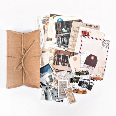 30 ark årgang samling og #39 ;s serie klistremerke diy dekorative scrapbooking tidsskrift planlegger klistremerker estetiske skrivesaker: 1