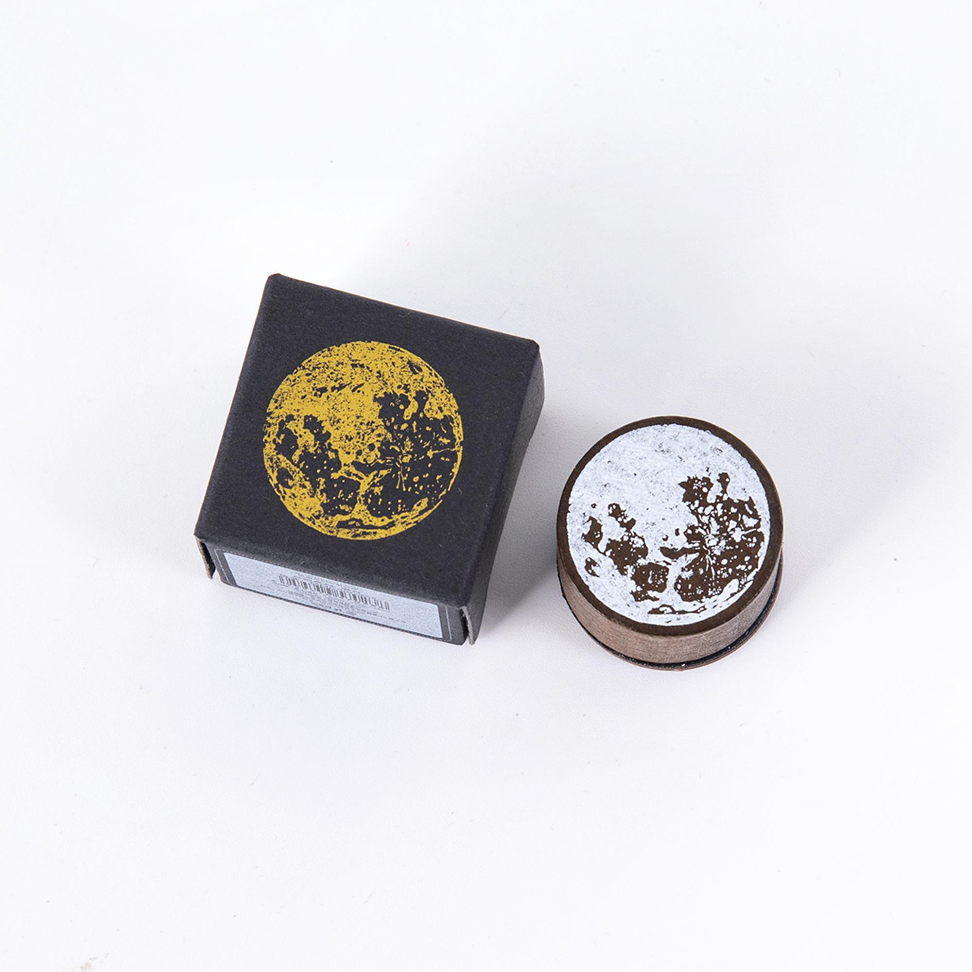 Planet Moon Series Mini Cute Wooden Rubber Stamps Diy Diary Stamps Set For Diy Craft Card Making Planner Scrapbooking: D