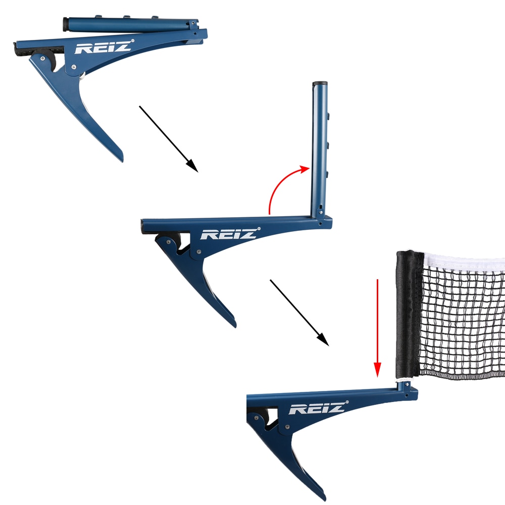 Inklapbare Tafeltennis Net En Clipper Set Ping Pong Netto Voor Indoor Outdoor Training Concurrentie Tafeltennis Accessoires