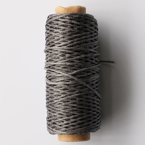 150D Lederen Gewaxt Draad Koord Leer Ambacht, 1Mm Diameter String Katoen Lijn Draad Lederen Stitching Tool Diy Materiaal 50Meter: dark gray thread